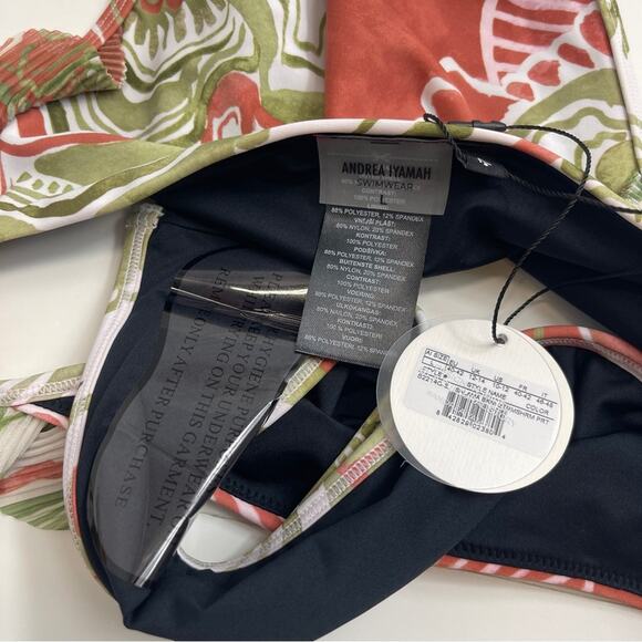 Andrea Iyamah Salama Swim Bikini Set Abstract Mushroom Print LARGE - Picture 10 of 14